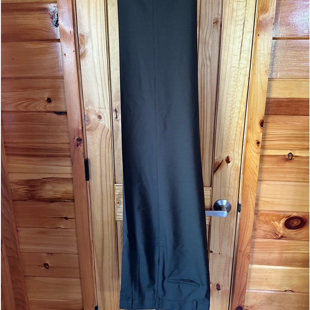 Brand new Allan Edman dress pants Green in color, Brand N.W.Ts